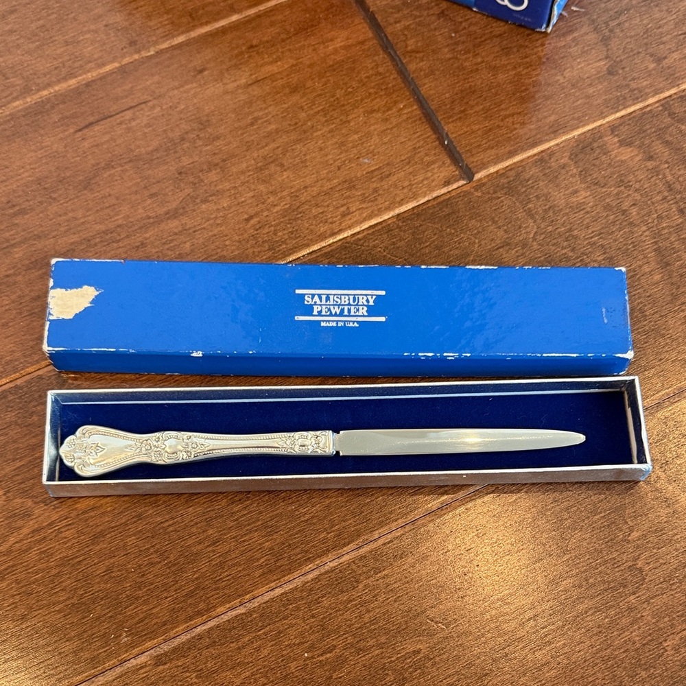 Salisbury pewter letter opener
